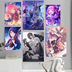 1pc Project S-Sekai Poster Self-adhesive Art Waterproof Paper Sticker Coffee House Bar Room Wall Decor