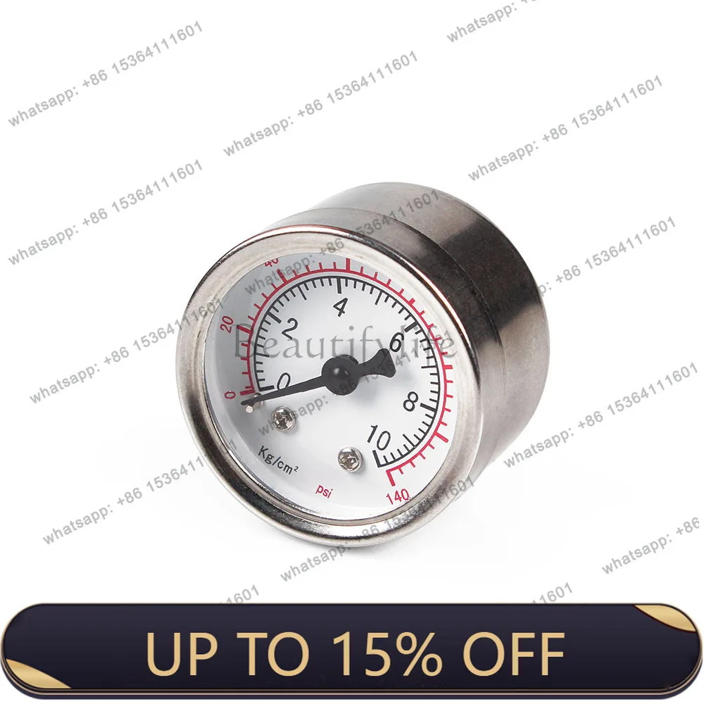 PJ 1/8 NPT Threaded Fuel Pressure Filling Regulator Oil Gauge Pressure Gauge 0-140