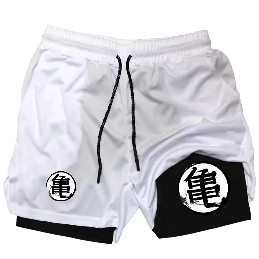 

Dragon Ball Anime Printed Quick-Drying Breathable Casual Shorts Summer 2026 Sports Two-In-One Running Pants Men Women