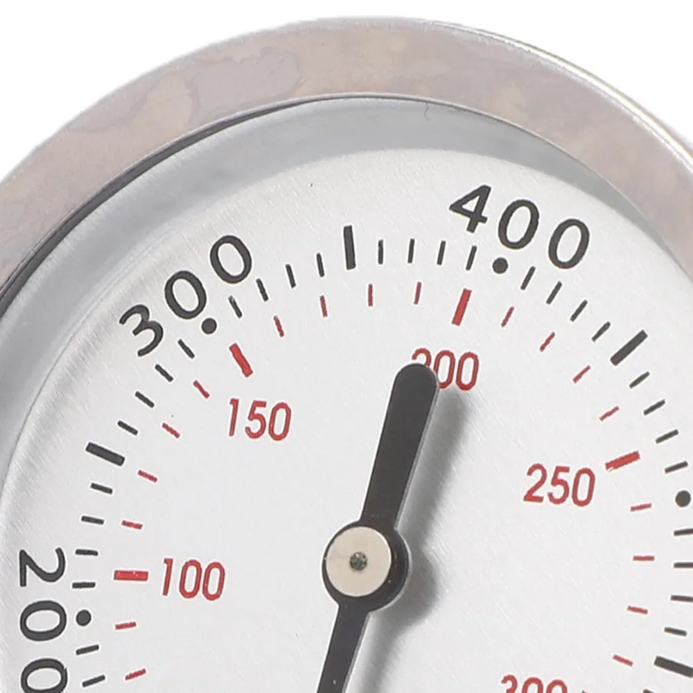 Stainless Steel Stainless Steel Thermometer Silver High Accuracy Pointer Thermometer Center Mount Compact