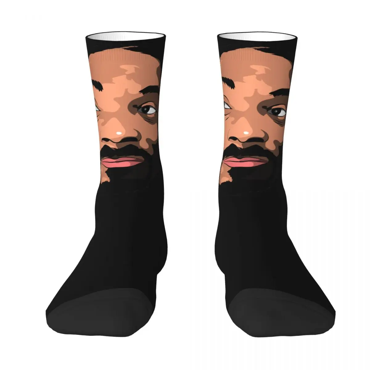 Crazy Design Snoop Dogg calzini Unisex stile Doggystyle, calzini felici con stampa 3D Hip Hop Street Style Crazy Sock