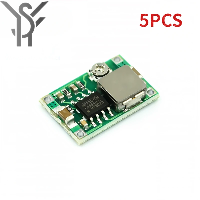 5PCS Mini360 DC-DC Buck Converter Down Module MP2307DN Regulator Power Supply Modules 4.75V-23V To 1V-17V