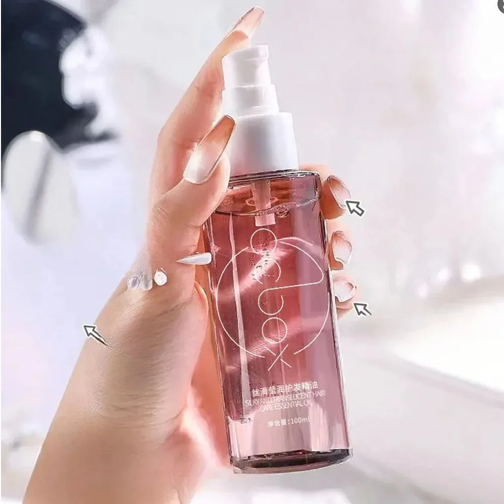 Aceite esencial para el cuidado del cabello de 100 ml, para cabello seco, fragancia duradera y aceite esencial suave, para novias y madres en vacaciones.