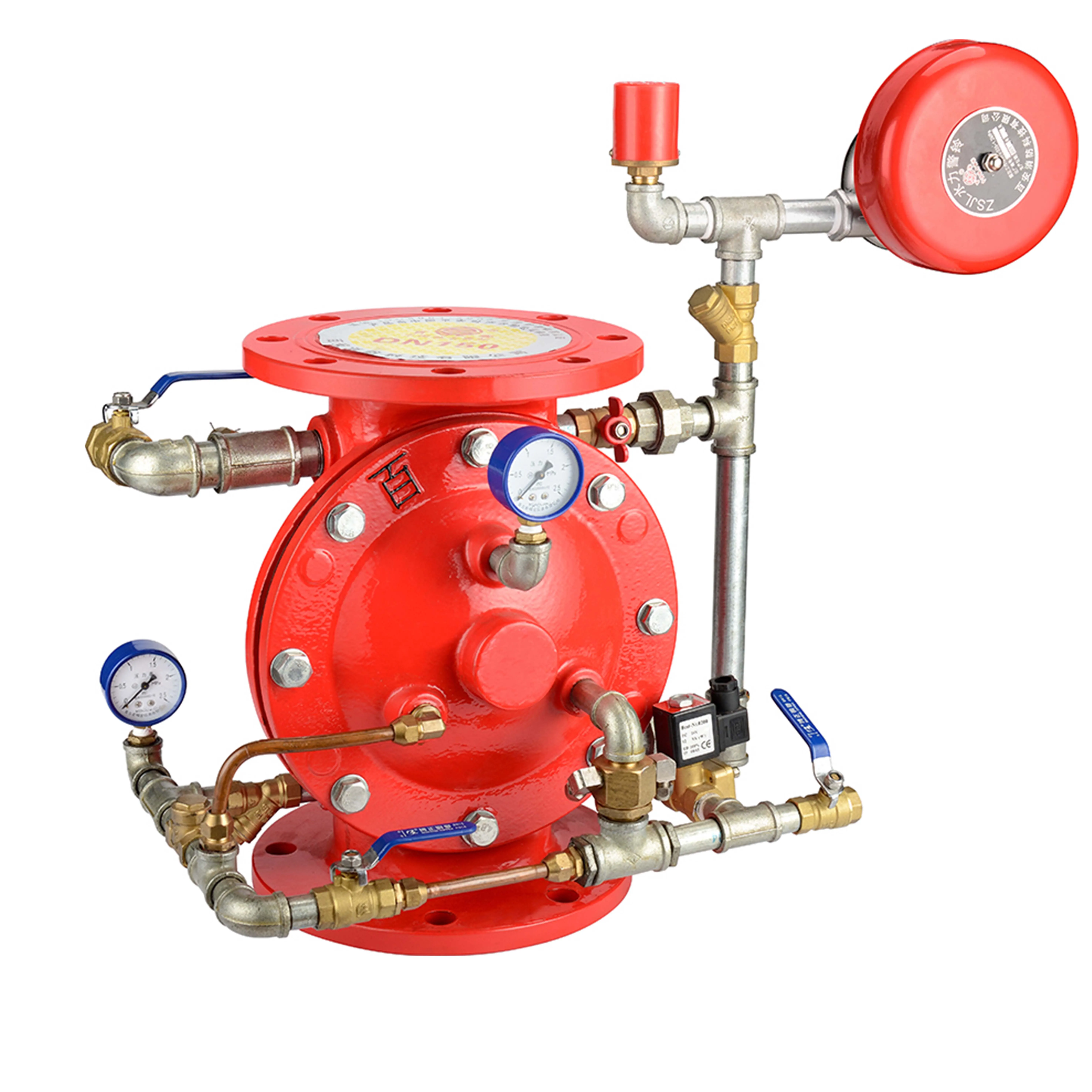 

Brass Red High Quality Durable Fire Fighting Deluge Alarm Valve