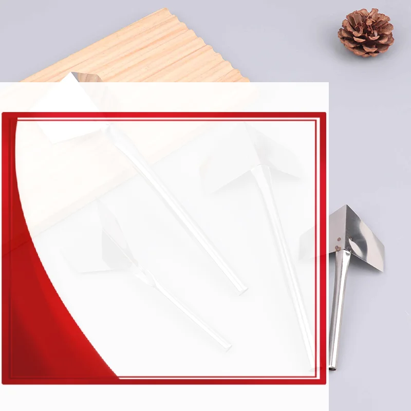 1/4 قطعة أدوات البناء الفولاذ المقاوم للصدأ سكينة معجون دريوال كاشطات أداة اليد داخل الزاوية الخارجية كشط يين يانغ مجتذب #1