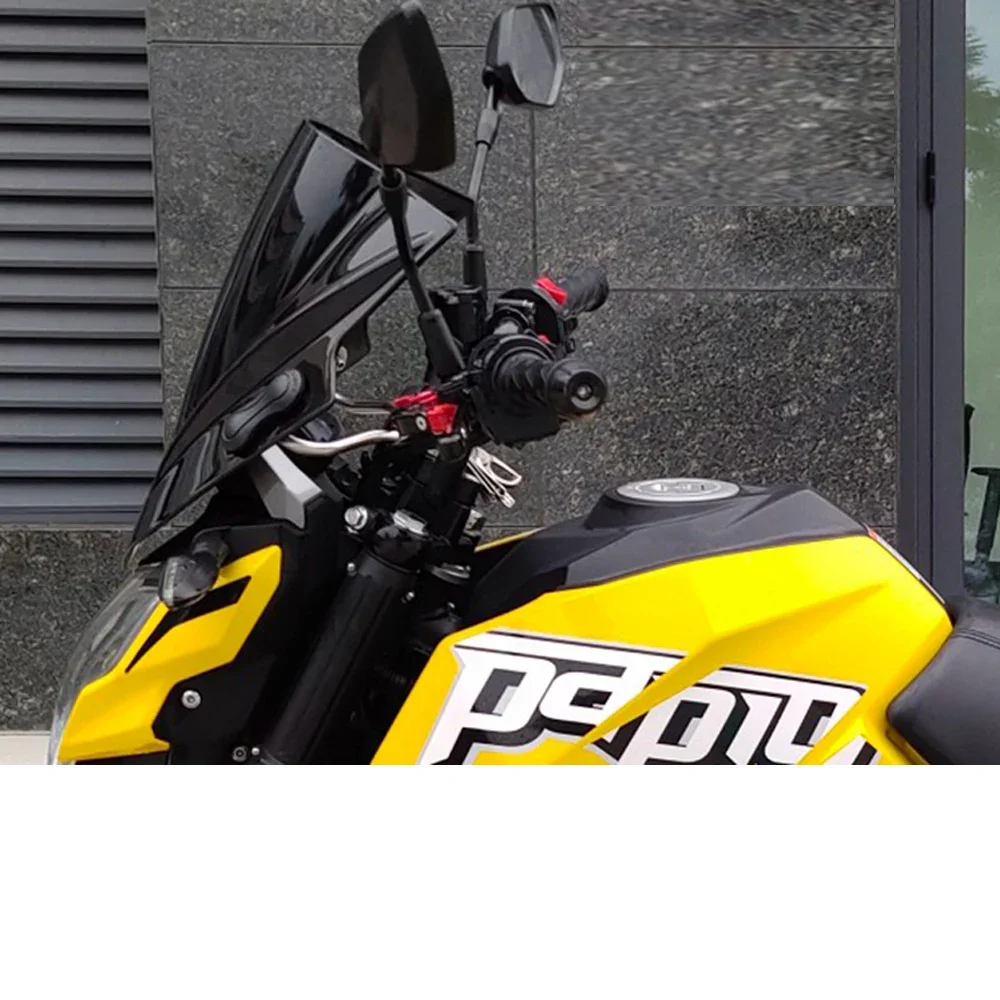 For CFMOTO ST PAPIO motorcycle front windshield CF125-3 windshield chest protector windshield modification