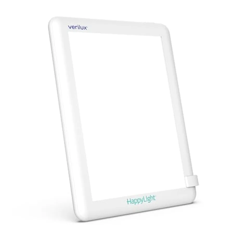 

Verilux HappyLight Lucent - One-Touch Light Therapy Lamp with 10, 000 Lux, UV-Free, LED Bright White Light and Detachable Stand