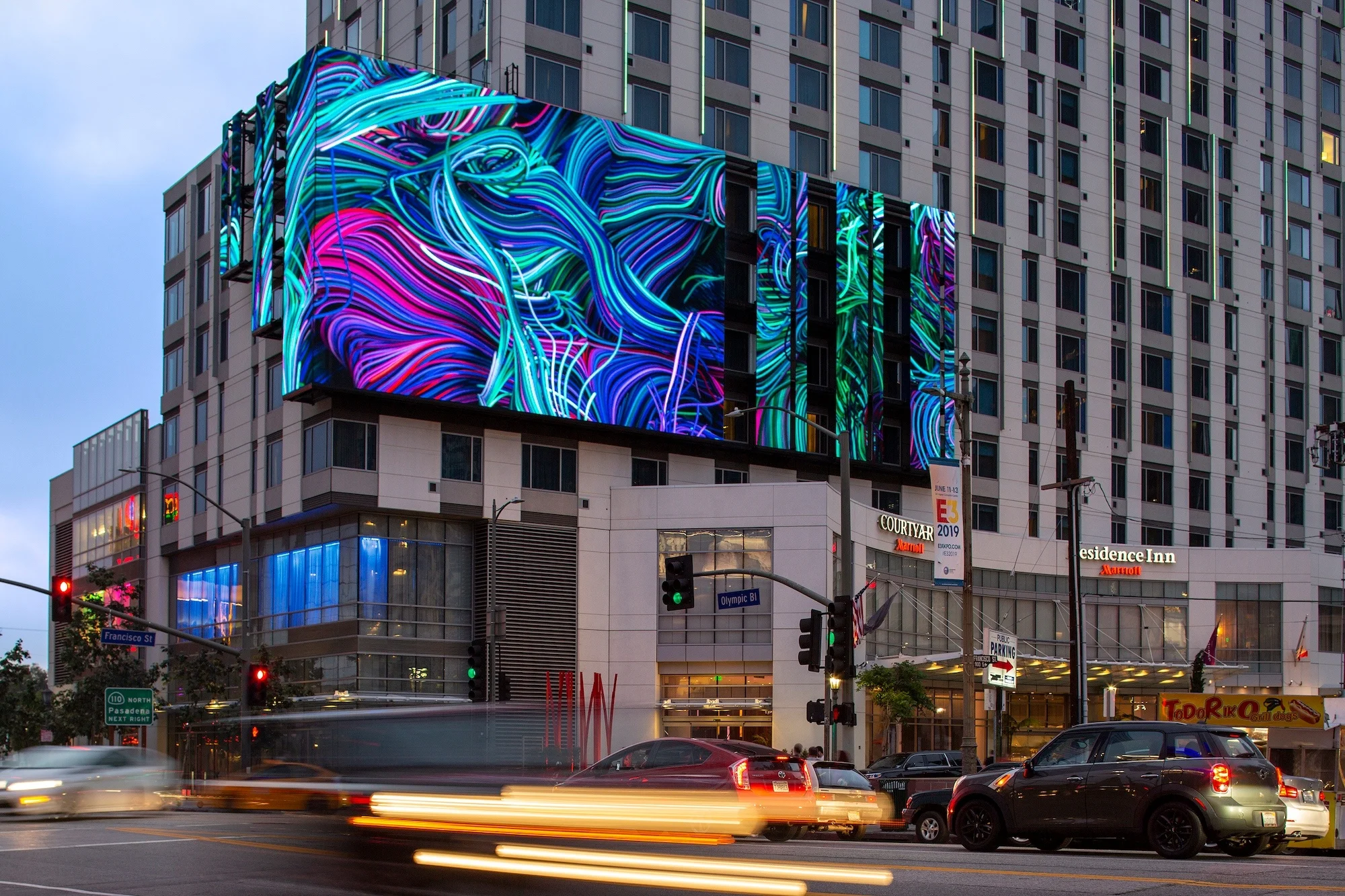 لوحة إعلانات رقمية تجارية خارجية ثلاثية الأبعاد LED لشاشة إعلانات جدارية للبناء الخارجي من الداخل والخارج #5