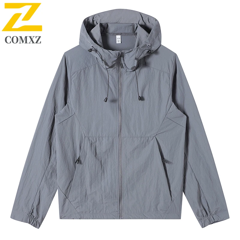 سترة صيفية للحماية من الأشعة فوق البنفسجية من الحرير الجليدي بعامل حماية من الأشعة فوق البنفسجية 50+ معطف واقٍ من الشمس خفيف الوزن للرياضات الخارجية للرجال والنساء ملابس واقية من الشمس #3