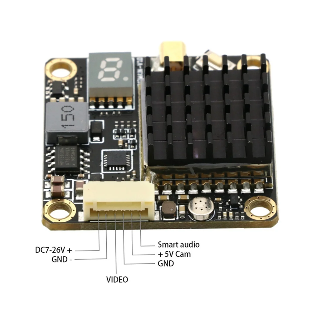 

M20K FX2-Dominator Switched Smart Audio 2W 5.8Ghz 40CH FPV Transmitter with MIC for Wizard X220s RC Drone