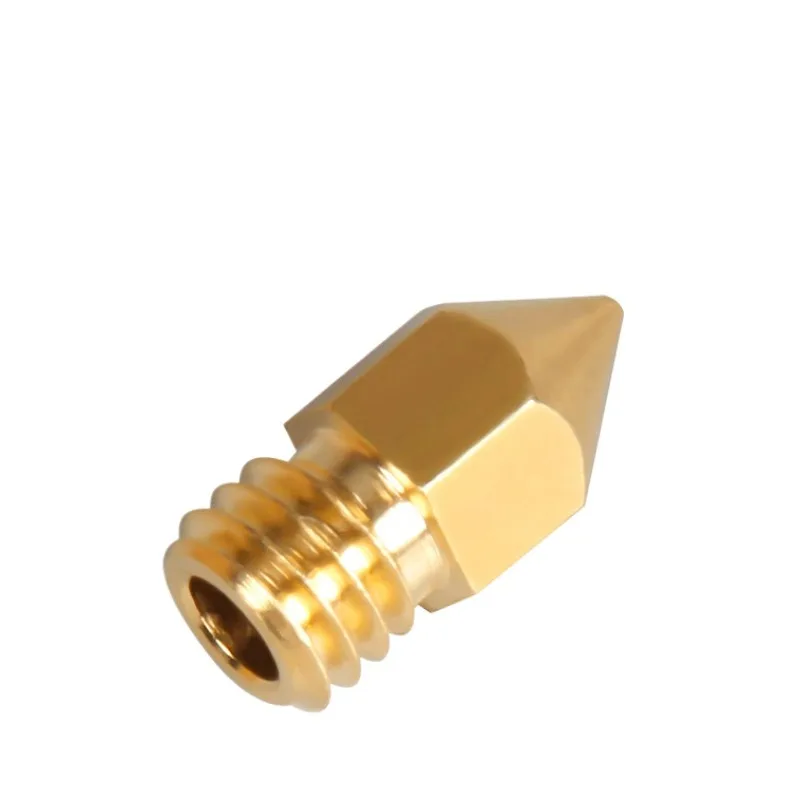 High Quality MK8 Extruder Nozzle, Durable Brass Nozzle for 3D Printer Hotend Upgrade