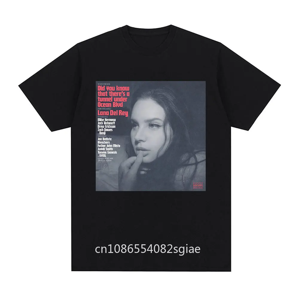 Lana Del Rey T Shirt 2023 New Music Album Did You Know That There's A Tunnel Under Ocean Blvd Graphic Print T-shirt Streetwear