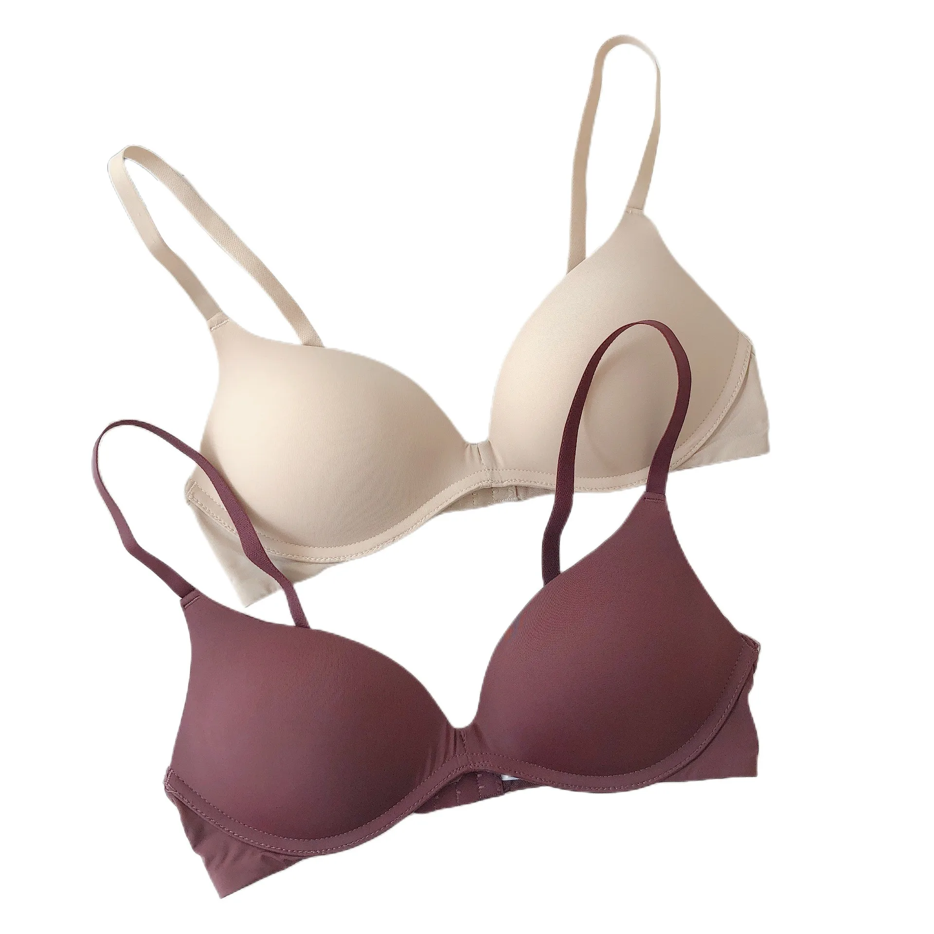 Reggiseni senza schienale per le donne intimo senza cuciture Lingerie Sexy 3/4 Cup Bralette Top reggiseni Wireless siere Intimates Comfort T Shirt