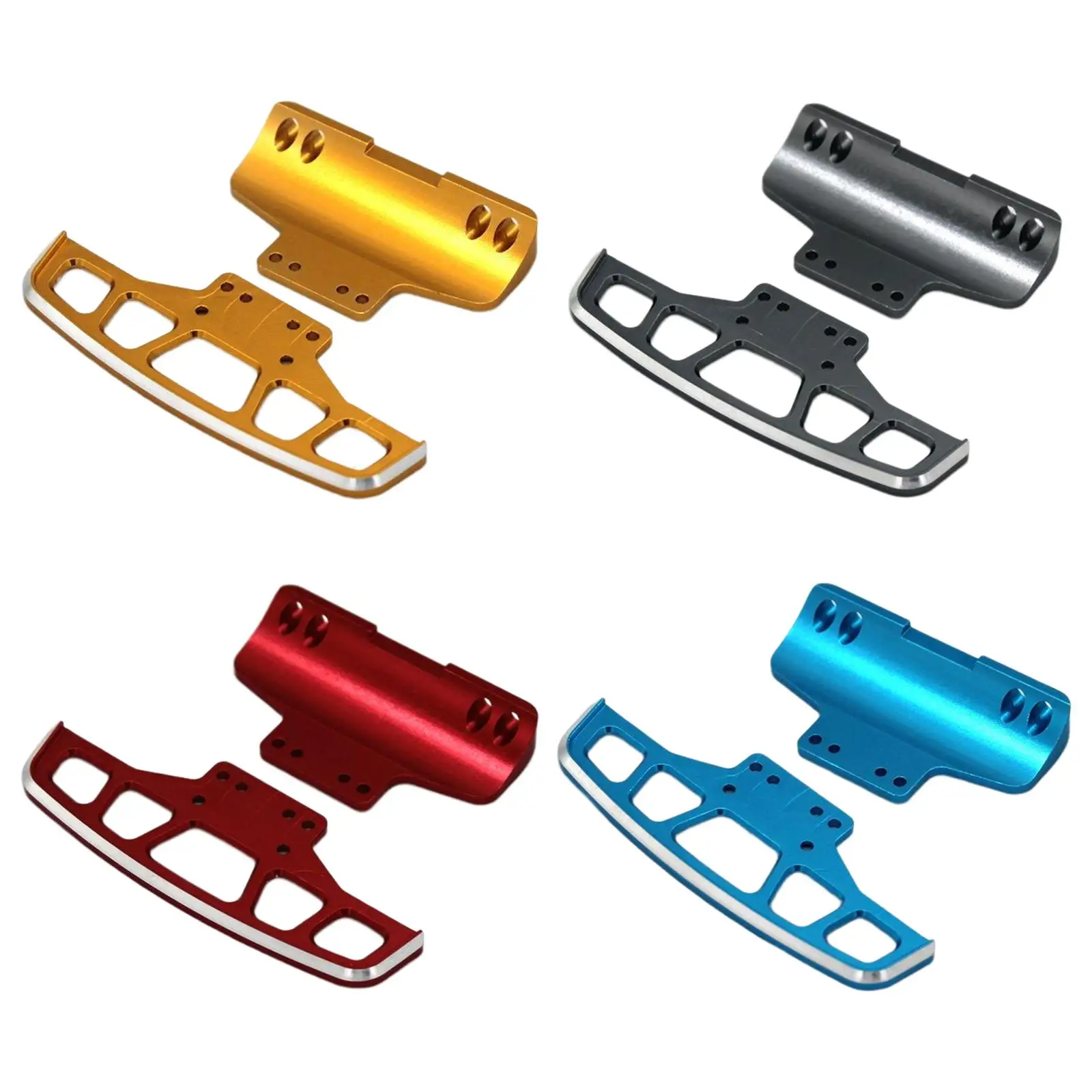 قطع غيار المصدات الأمامية والخلفية المعدنية لاستبدال Wltoys DIY Accs