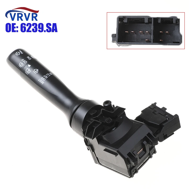 VRVR 6239.SA  6239SA 8 Pins Wiper Combination Switch For Citroen C1 2005-2014