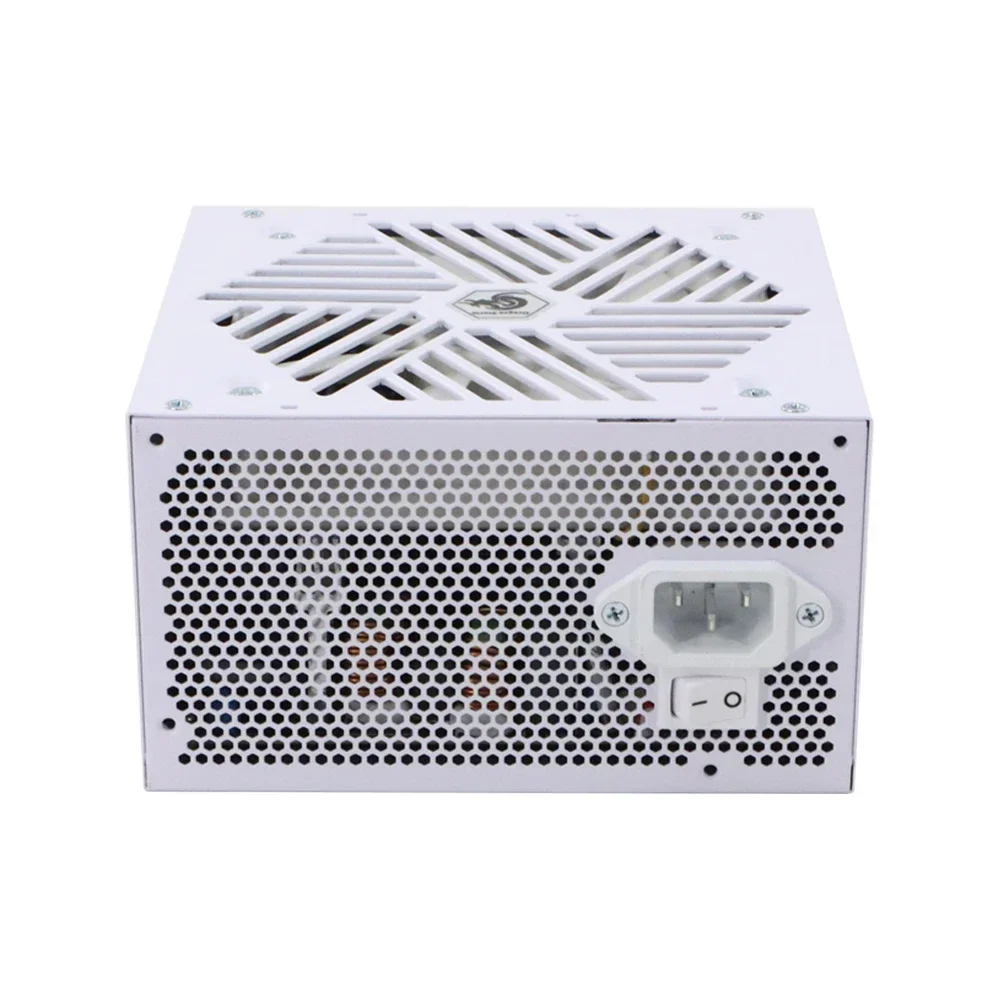 Imagem -03 - Fonte de Alimentação Atx para Computador Branco Totalmente Modular Psu Refrigerador da Caixa do Computador Fonte do Jogo 110240v 24pin 850w 1000w