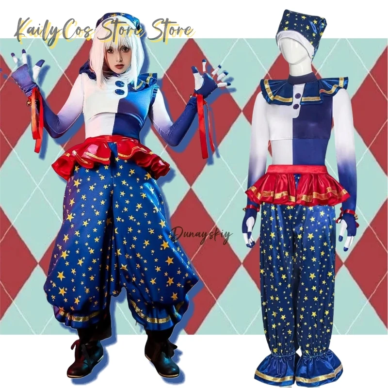 

MoonDro Joker Halloween Cosplay Costume Full Set With Makeup Wig Accessories From Arkham Asylum For Men Women - Official Outfit