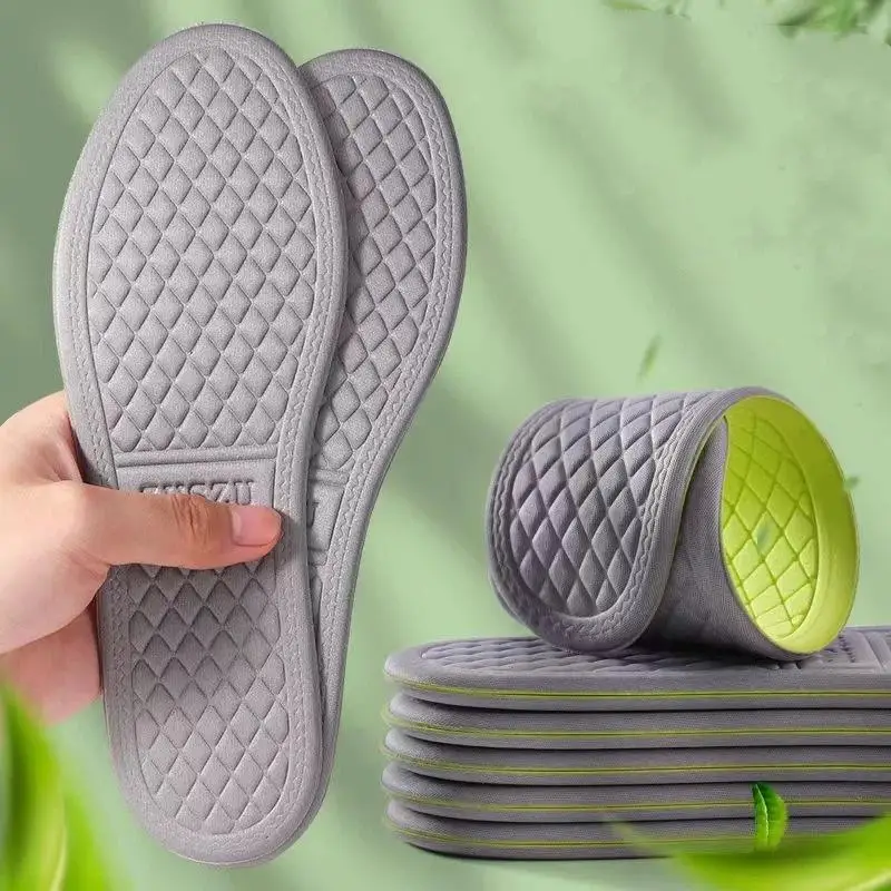 1Pair EVA Sports Insole For Shoes Soft Shock-Absorbing Breathable Deodorant Insoles For Feet Shoe Sole Running Template Unisex