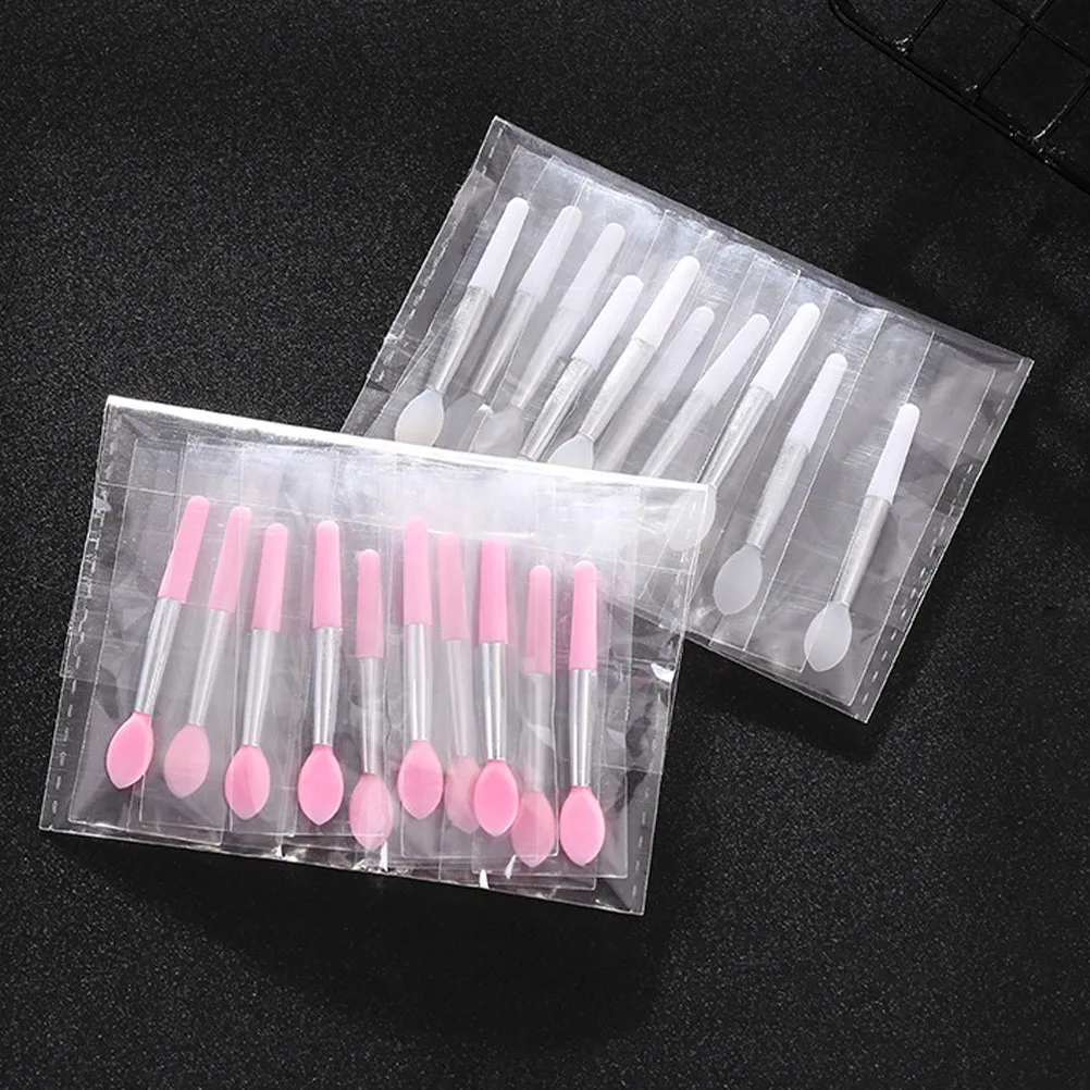 

20Pcs Silicone Lip Brush Makeup Artist Tool Lipstick Applicator Brushes for Daily Application