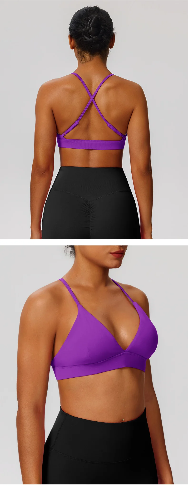 Tight Yoga Bra Women's Camisole Beautiful Back No Steel Ring Sports Bra Quick Drying Running Yoga Clothes Fitness Chest Pads