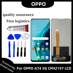 6.5-inch LCD display; For OPPOA74 5G, replace+touch screen digitizer, for OPPOA74 5G CPH2197 CPH2263,