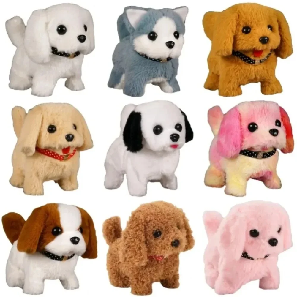 Electronic Plush Toys Simulation Puppy Smart Dog Talking Toy Can Walking Call Plush Robot Pet Dog Toddler Christmas Child Gifts