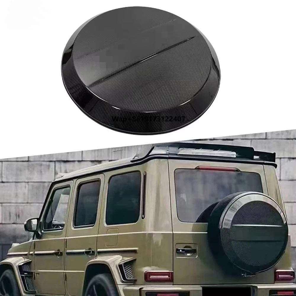

Forged Carbon Fiber Car Body Kit Spare Wheel Tire Trim Cover Accessories for W464 G500 G550 G63 AMG 1998-2023
