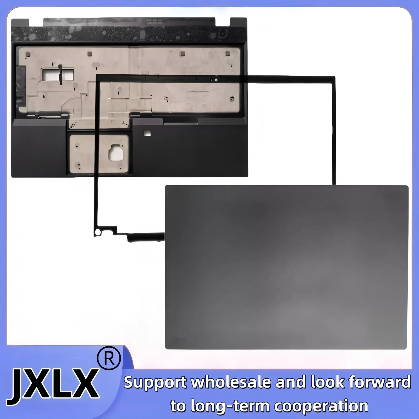 

JXLX® New for Lenovo ThinkPad T590 P53S T15 Gen1 Laptop LCD Back Cover Top Case/LCD Front Bezel cover/Palmrest Cover