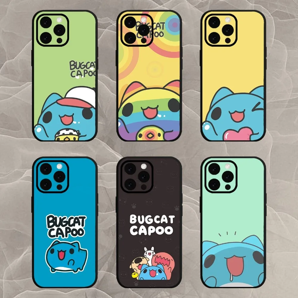 Bugcat Capoo Cute  Phone Case  For Samsung Galaxy S24 S23 S22 S21 S20 Ultra Plus S20FE FE Cover