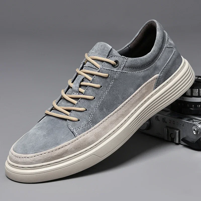 

Mens Casual Shoes Luxury Brand Designer Shoes for Men Genuine Leather Wear-resistant Comfortable Sneakers Sport Shoes Man
