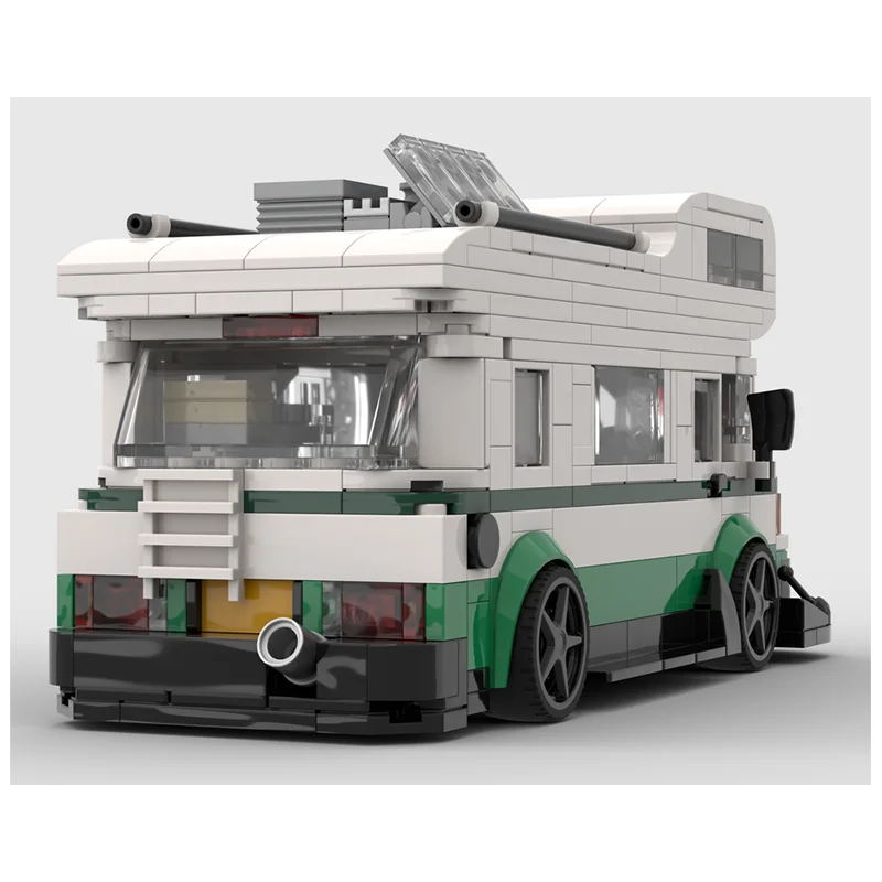 577-Piece Outdoor Camping RV Model (MOC) – Creative Educational Building Block Gift for Kids view 6