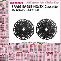 SRAM EAGLE NX SX Cassette SX PG 1210 NX PG 1230 11-50T 12s velocidad MTB bicicleta Cassette rueda libre 12 velocidades MTB bicicleta