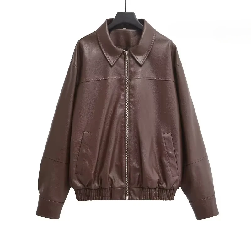 

TRAFZR Lady Jackets American Vintage Moto & Biker Jackets Women's Autumn Coat New in Coats Elegant Luxury Women's Coat