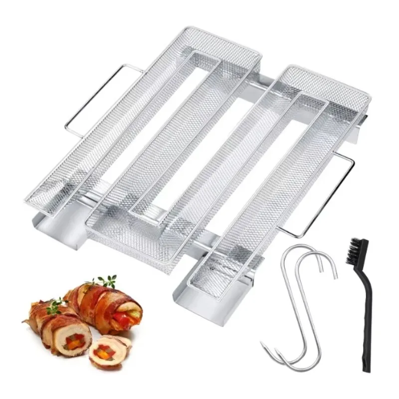 

Custom Stainless Steel BBQ Tube Cold Smoke Generator Tool Set Polished Essential Food Smoking Cleaning