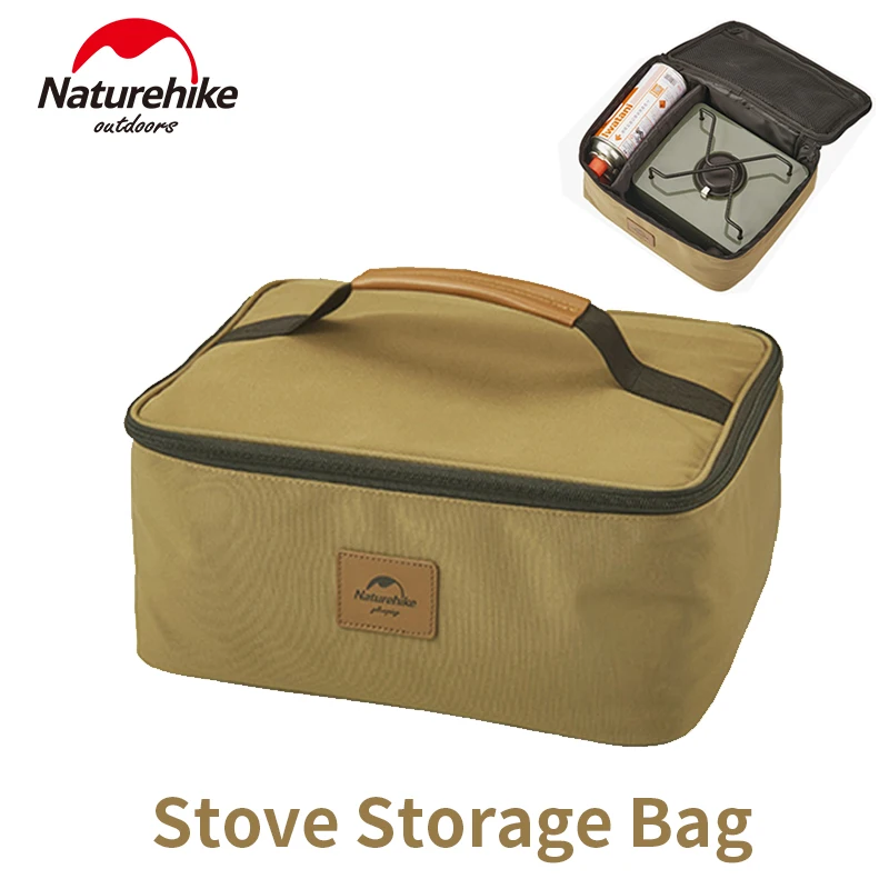 Naturehike Gas Stove Storage Bag Cassette Portable Travel Burner Stove Storage Bag Outdoor Storage Box Large Capacity Tools