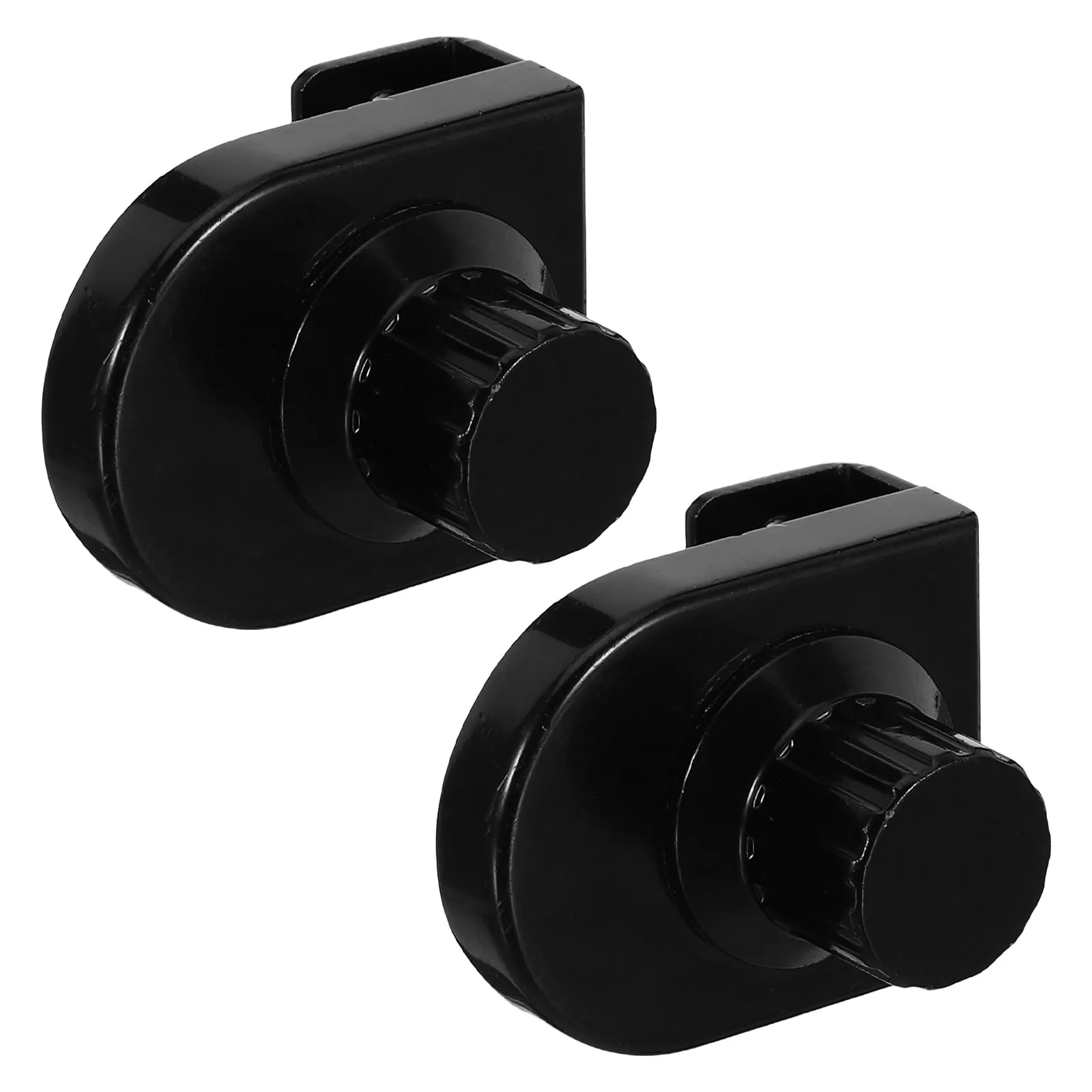 2Pcs Glass Jewelry Case Lock No Drill Alloy Showcase Cabinet Lock for Glass Thickness 8Mm Mall Display Single Door Security