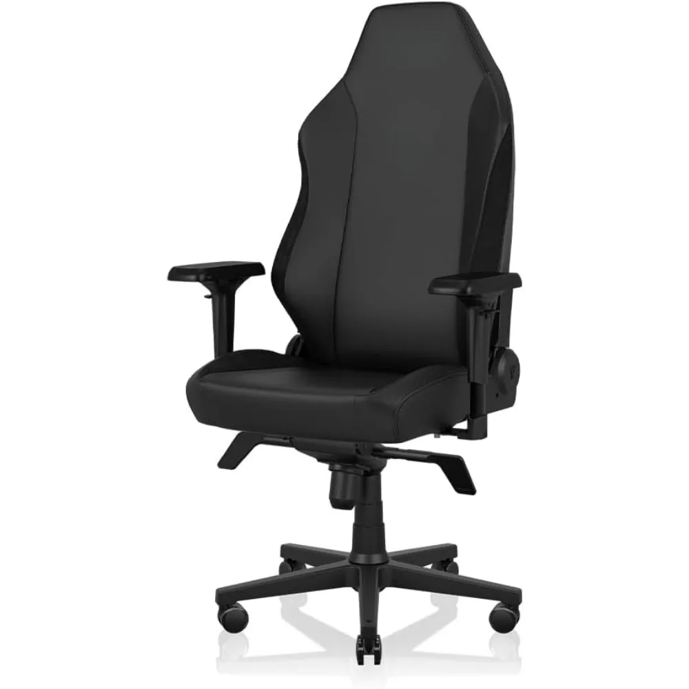 

Prime 2.0 Leatherette Gaming Chair - Reclining - Ergonomic & Heavy Duty Computer Chair with 4D Armrests & Lumbar Support - Black