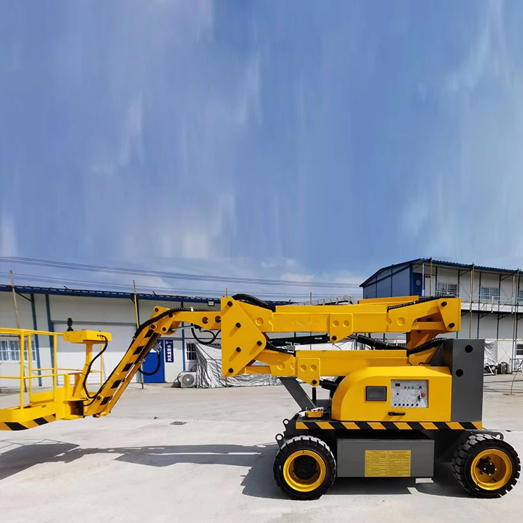 YG Hydraulic Electric Diesel Boom Lift Folding Arm Articulated Platform Lift Manned Lift Aerial Work Platform