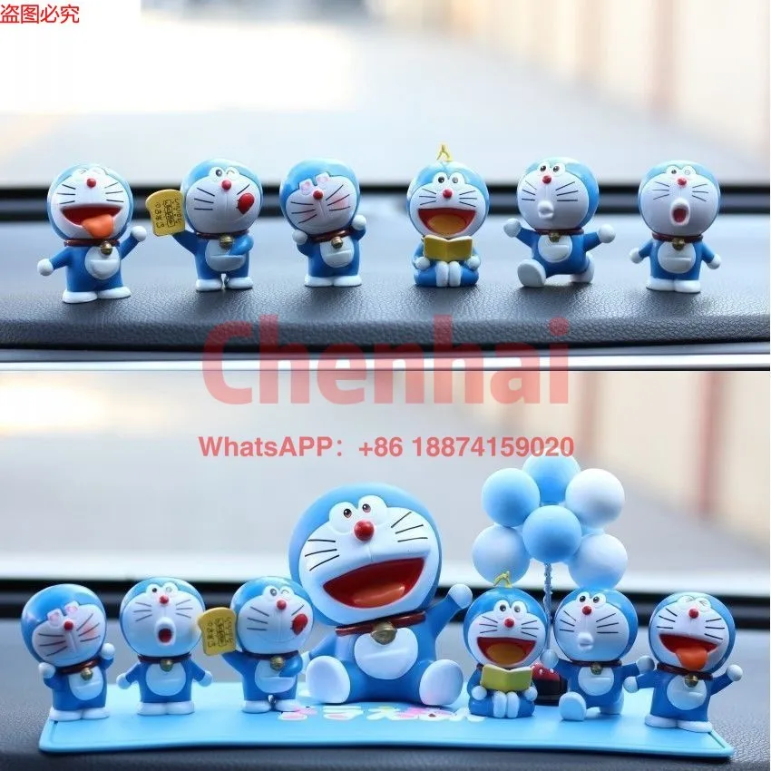 2024  car accessories and decorations, popular center console, high-end interior, rotating solar energy, car decoration  cartoon