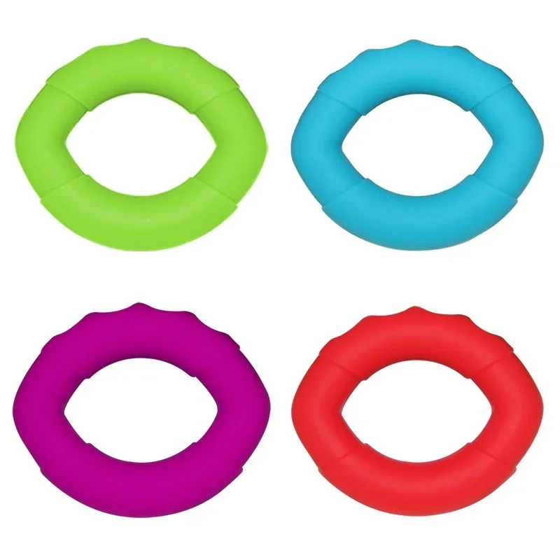 20-40LB Silicone Child Small Hand Grip Gripping Ring Finger Forearm Trainer Carpal Expander Muscle Workout Exercise Gym Fitness