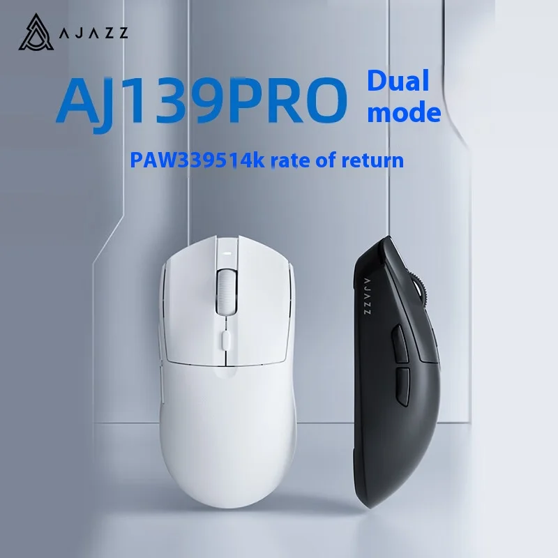 

Беспроводная мышь Ajazz Aj139pro, 2,4 ГГц, 4k сенсор, Paw3395, легкая, с низкой задержкой, Fps, для ПК, ноутбука, офисные аксессуары, игровая мышь