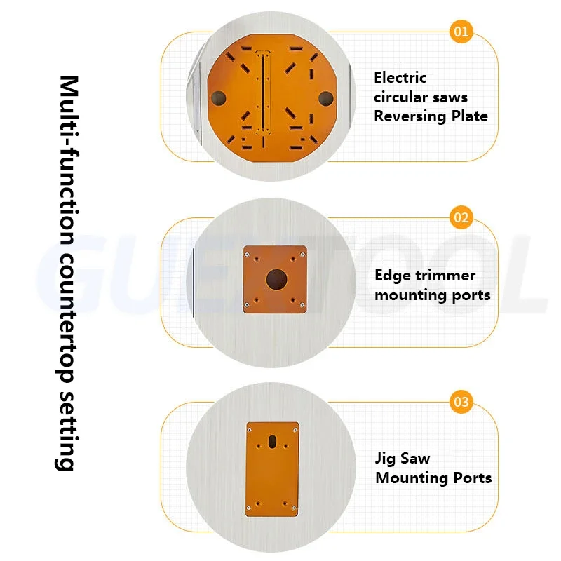 DIY Dekoratif Çalışma Tezgahı Masa Testere Ağaç İşleme Taşınabilir Katlama Kaldırma Testere Masa Çok Fonksiyonlu Ağaç İşleme Testere Masası Çok