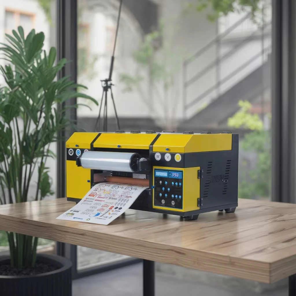 A3 Mini Automatic Grade UV Roll-to-Roll Printer Laminator New Condition XP600 I3200 Print CMYK Ink Color Logo Transfer PVC A5/A4