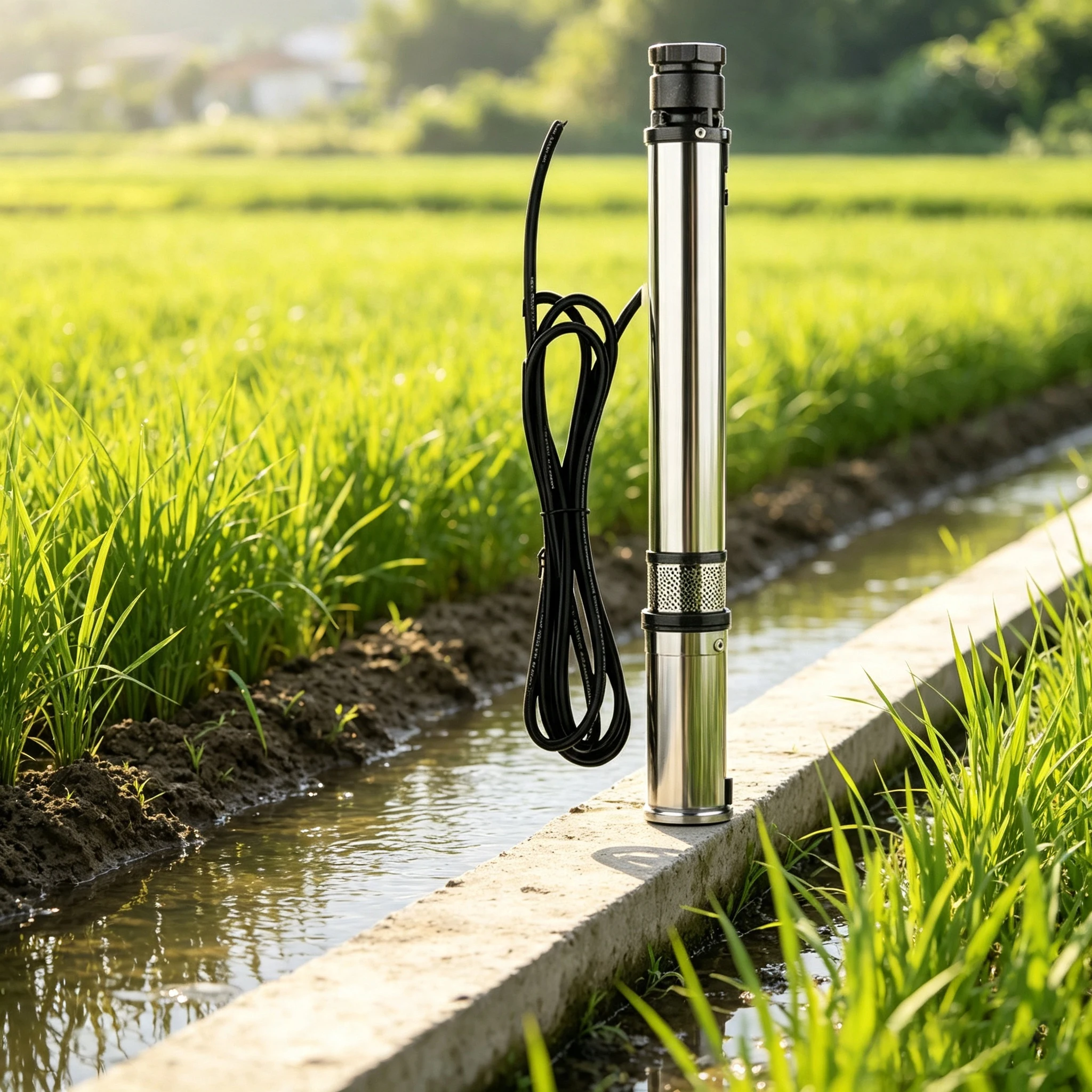 Stainless Steel Solar Submersible Deep Well Pump for Farm Irrigation & Rural Domestic Water Supply