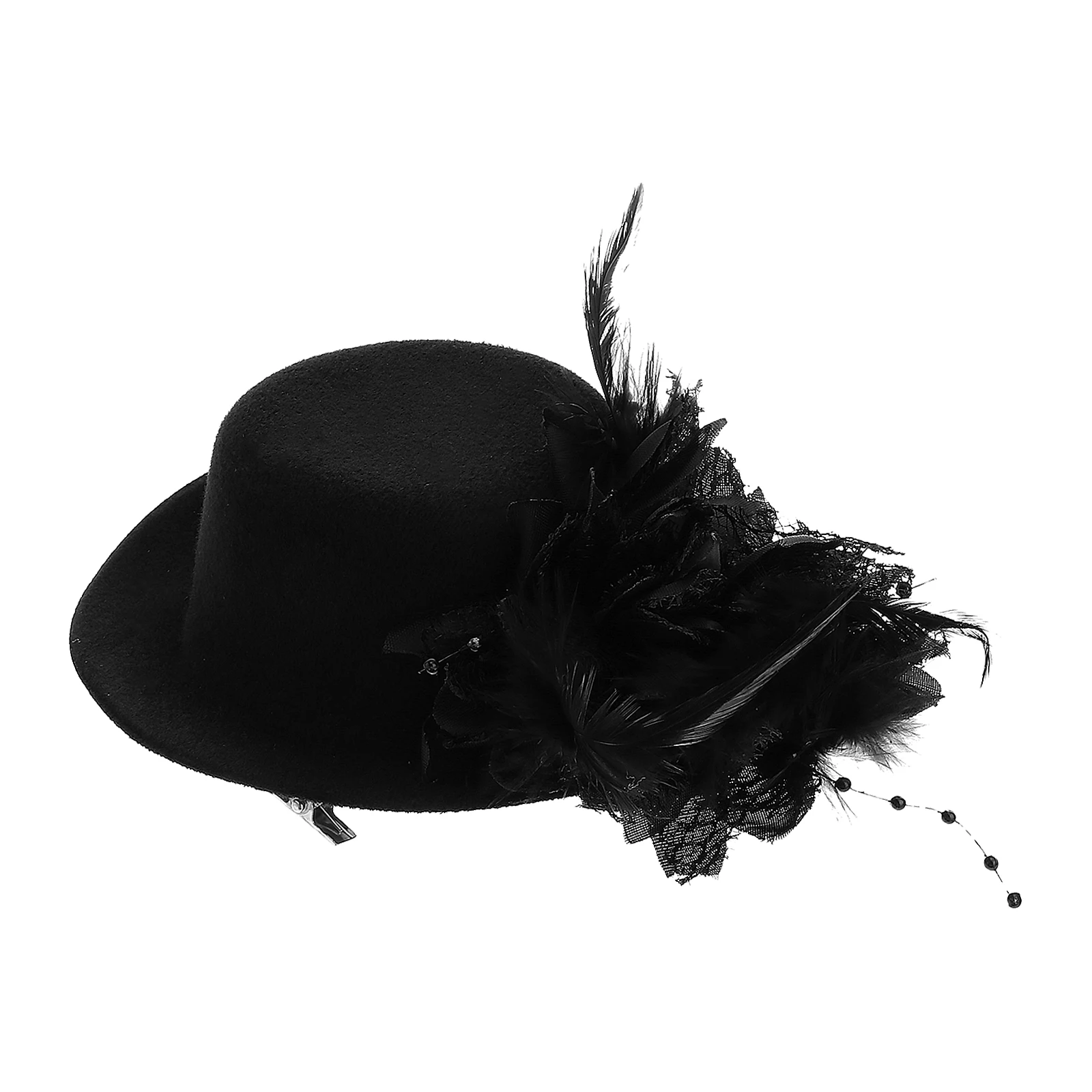 

Lace Flower Hair Clips Durable Elegant Party Barrette Accessories for Wedding Bridal Costume Church Tea Outfit Women