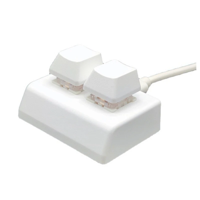 ミニキーボード 2 キーマクロプログラミングキーボード RGB ミニキーボードゲーム描画赤スイッチ