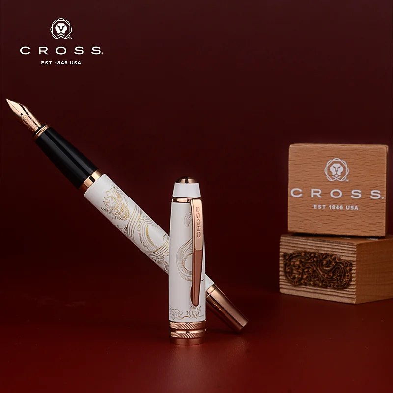 

U.S. Gosh CROSS Dragon Limited To The Year Of Fountain Pen Ballpoint Pen Zodiac Dragon Light Luxury Stationery Christmas Gifts