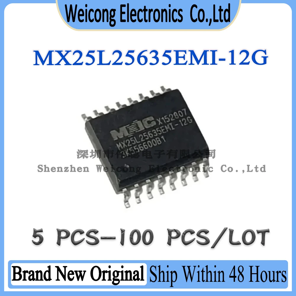 MX25L25635E MX25L25635EM MX25L25635EMI MX25L25635EMI-12G MX25L25635 MX25L New Original IC Chip SOP-16