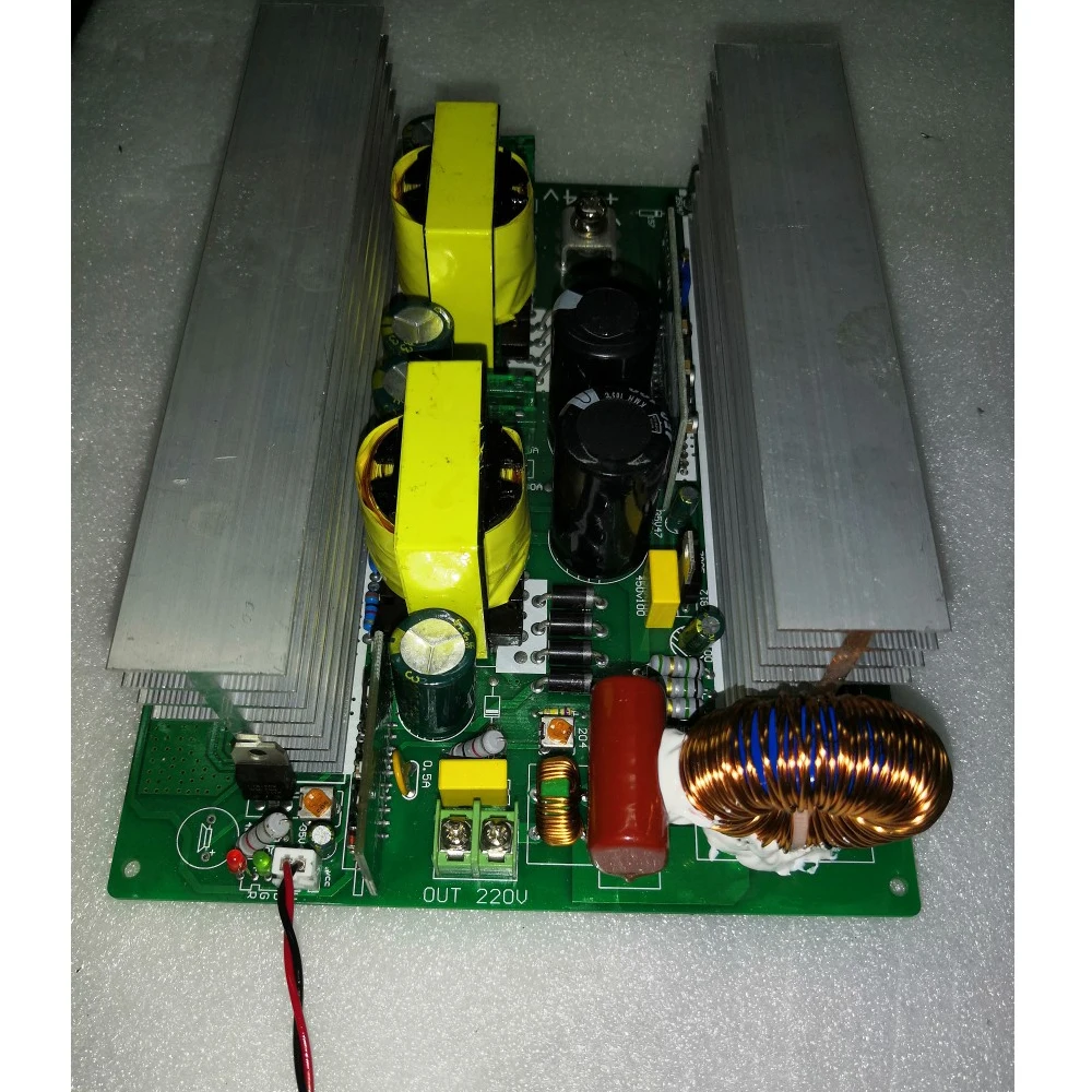 2000W Zuivere Sinus Omvormer Board 24V Naar 220V Omvormer Printplaat Driver Module DC-AC Power Converter Step-Up Boost Module