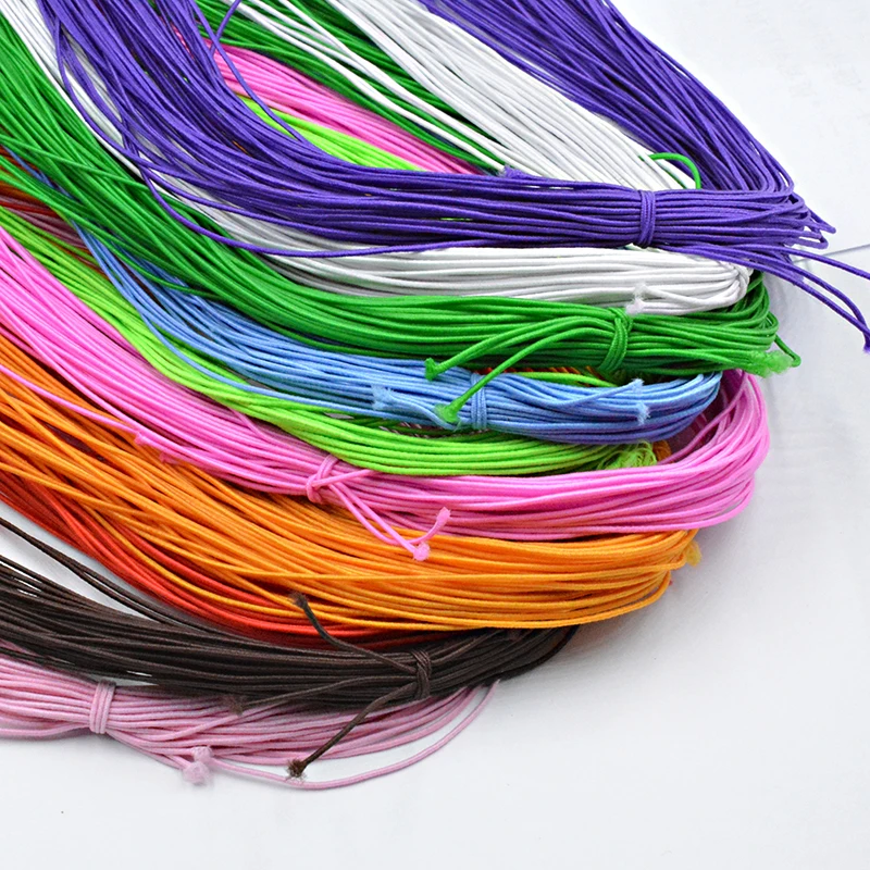 NEW 15 Colors Choice  0.8MM Stretchy Elastic Rope String Line Cord Beading Beads DIY for Jewelry Making Bracelet&Necklace